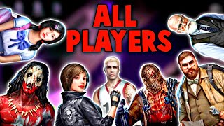 HORRORFIELD ALL PLAYERS GAMEPLAY IN ONE VIDEO [upl. by Alexandrina]