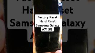 Factory Reset Hard Reset Samsung Galaxy A71 5G  Easiest English Instructions [upl. by Enyaht204]