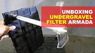 Unboxing Undergravel Filter Armada 60 for Aquarium Filtration [upl. by Ainwat]