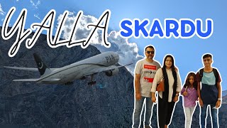 Skardu Dangerous Flight  Family Vacations [upl. by Otrebmal]