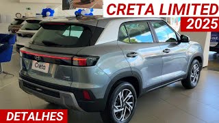 Novo Hyundai Creta Limited 10 TGDI 2025 chega Renovado por R156490  bonito completo e econômico [upl. by Ynneg]