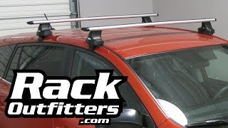 Toyota Rav 4 Thule Rapid Traverse SILVER AeroBlade Roof Rack 1316 by Rack Outfitters [upl. by Eitisahc]