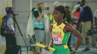 CARIFTA50 4x400 U20 Girls Final  SportsMax TV [upl. by Soph992]