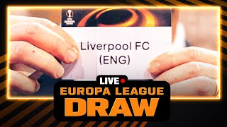 Europa League 202324 Round Of 16 Draw  LIVE REACTION [upl. by Ludba]