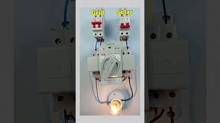 Single phase Automatic Transfer switch atsexperiment electrcian electricidadeelectrian [upl. by Mad]