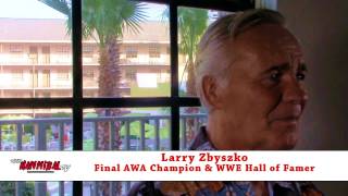 Larry Zbyszko on the WWE HOF [upl. by Ylrebnik]