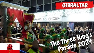 The Three Kings Cavalcade 2024  GIBRALTAR  Raw footage without narration [upl. by Assetak982]