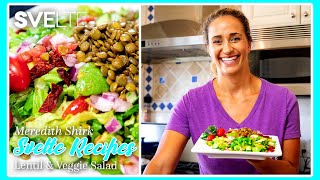 Healthy amp Fresh Lentil Salad Recipe  Svelte Recipes [upl. by Mandal]