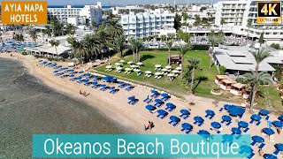 Okeanos Beach Boutique Hotel  Pros and Cons  Ayia Napa Cyprus [upl. by Kerwinn]