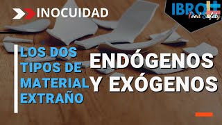 Los dos tipos de contaminantes físisos endógenos y exógenos [upl. by Normi]