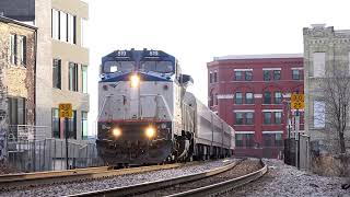 Amtrak Dash8 On The Road  Hiawatha Service [upl. by Fiel]