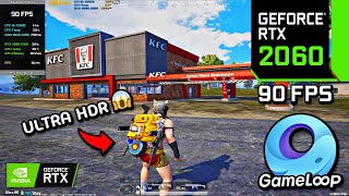 PUBG MOBILE 28 ULTRA HDR 4K 90 FPS  RTX 2060 12GB  I513500  EMULATOR GAMELOOP 32 BIT 2023 [upl. by Daegal629]