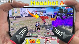 Poco x3 pro free fire gameplay test 2 finger handcam m1887 onetap headshot 120Hz display smoothaf [upl. by Gusta]