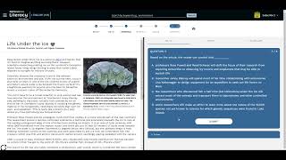 Life Under the Ice  Achieve3000 Answers [upl. by Nytsirk]