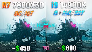 Ryzen 7 7800X3D vs Core i9 14900K in Once Human [upl. by Giarg969]