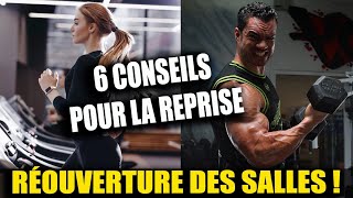 RETOUR EN SALLE DE SPORT  6 CONSEILS POUR LA REPRISE 💪 [upl. by Alyn273]