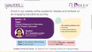 Session 25 quot Cranial Ultrasound in Neonates IVH Preterm Neonates quot by Dr Aravinda Lochani T [upl. by Nnoved]