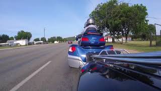 Honda Goldwing Trike  Day1 Colorado Trip Texas [upl. by Aivata]