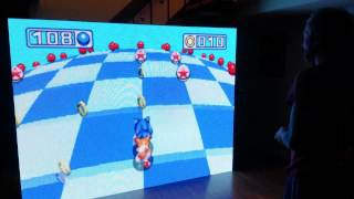 Retro video games on LED video wall [upl. by Agata614]