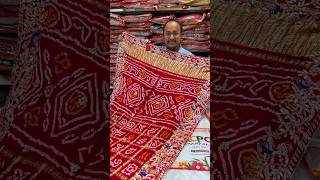 🔥KCPC Special Pure Gaji Silk Bandhani Ghatchola Heavy Gotapatti Work Saree shorts saree Latest [upl. by Howes182]