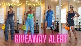 Current Wardrobe Favorites amp GIVEAWAY ALERT  Summer Essentials  Angelles Life [upl. by Nonarb427]