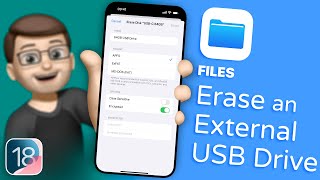 How to Format USB Drives and External Storage Using Your iPhone in iOS 18 [upl. by Alain]