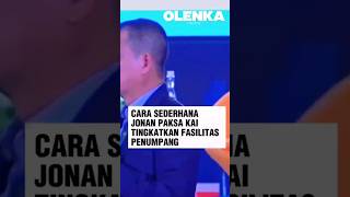 Cara Sederhana Jonan Paksa KAI Tingkatkan Fasilitas Penumpang ignasiusjonan kai keretaapi dirut [upl. by Wilber613]