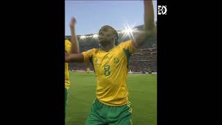 Siphiwe Tshabalala recreated his iconic goal and celebration from the 2010 World Cup 🤩🇿🇦 [upl. by Rew]