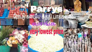 Parrys Road sides shop Chennai Tamil Nadu [upl. by Patrich]