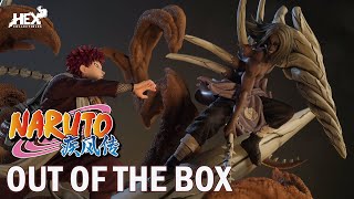 HEX Collectibles Out of the Box Gaara vs Kimimaro Elite Dynamic Statue [upl. by Bertha927]