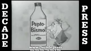 Pepto Bismol  Classic Commercials  Decadepress [upl. by Kandace]