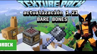 actualización de Bare Bones para Minecratf 121 bedrock ya disponible [upl. by Asilaj]