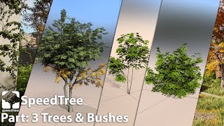 Unreal Engine 5 Environment  Speedtree  Part 3 Trees and bushes [upl. by Oyam]