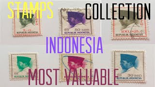 Stamps rates indonésia most valuable josershina in world stamps collection [upl. by Intruoc]