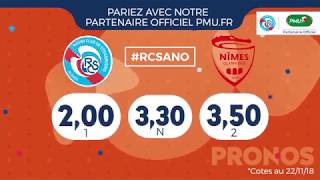 RacingNîmes Olympique J14 Ligue 1 1819  les clés du match avec PMUfr [upl. by Farmelo]