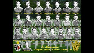 A Tribute to our Fallen Mistahs  PMA Class 1971 [upl. by Barbara-Anne206]