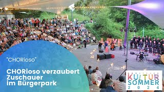 8 Dorstener Kultursommer CHORioso verzaubert Zuschauer im Bürgerpark [upl. by Stanfield820]