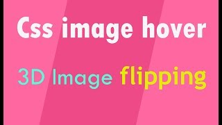 css flip image hover animation effect  using css transition and tranform [upl. by Merp739]