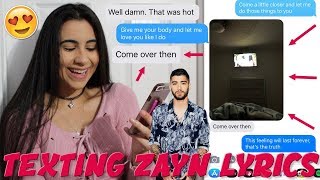 TEXTING MY GUY BEST FRIEND ZAYN quotLET MEquot LYRICS gone right  Just Sharon [upl. by Oletha]