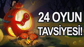 24 OYUN TAVSİYESİYLE STEAM CADILAR BAYRAMI İNDİRİMLERİ [upl. by Nirrad]