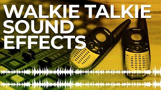 walkie talkie sound effects in HD [upl. by Sandra380]