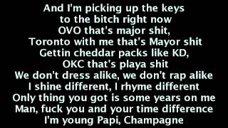 French Montana  Pop That LYRICS ft Rick Ross Drake amp Lil Wayne [upl. by Yenttihw934]