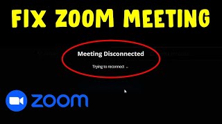 How to Fix Zoom Meeting Disconnecting Error in Windows PC [upl. by Manny]