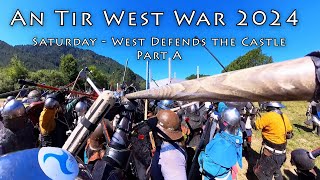 ⚔ West Defends the Castle  Saturday  An Tir West War 2024 [upl. by Lecrad128]