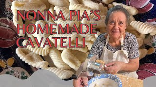 How does Nonna Pia make her Homemade Cavatelli Watch to Find Out [upl. by Desberg]