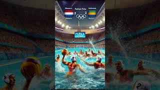 Exciting Water Polo Action at Paris 2024 Olympics  Team Highlights amp Predictions [upl. by Htebzil685]