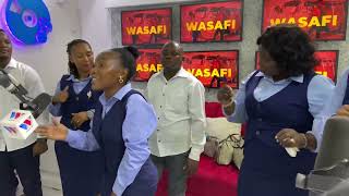 Ufunuo Choir Perform Usisahau At Wasafi Media Accapella Version [upl. by Lyman802]