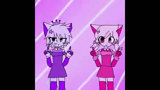 internet Yamero meme with my sis Violetowo mikakit162 uwu cute edit cat [upl. by Neevan459]