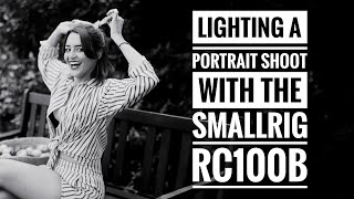 A Portrait Shoot using the Smallrig RC 100B LED [upl. by Eilzel]