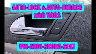 How to activate autolock amp autounlock automatically with VCDS VW Audi Skoda Seat [upl. by Trebla]